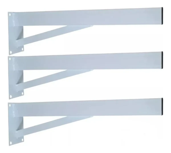 Grapa para Pia de 50cm – Suporte Metálico Reforçado, Kit com 3 Unidades